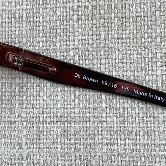 Kirkland Signature Men Eyeglasses Frame FREDERICK Dark Brown Glasses Made Italy - Picture 10 of 12